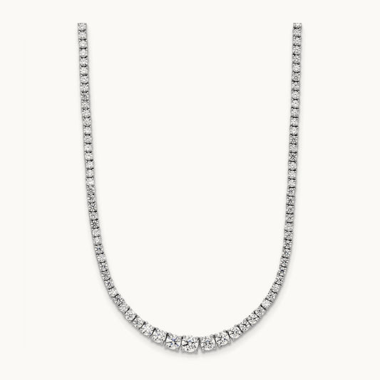 Adjustable Tennis Bolo Necklace, 5.00 ct tw Lab-Grown Diamond