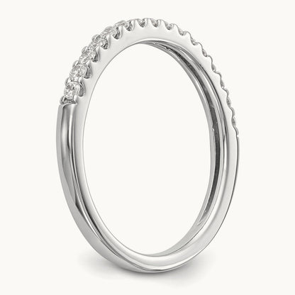 Diamond Wedding Band, 14K White Gold