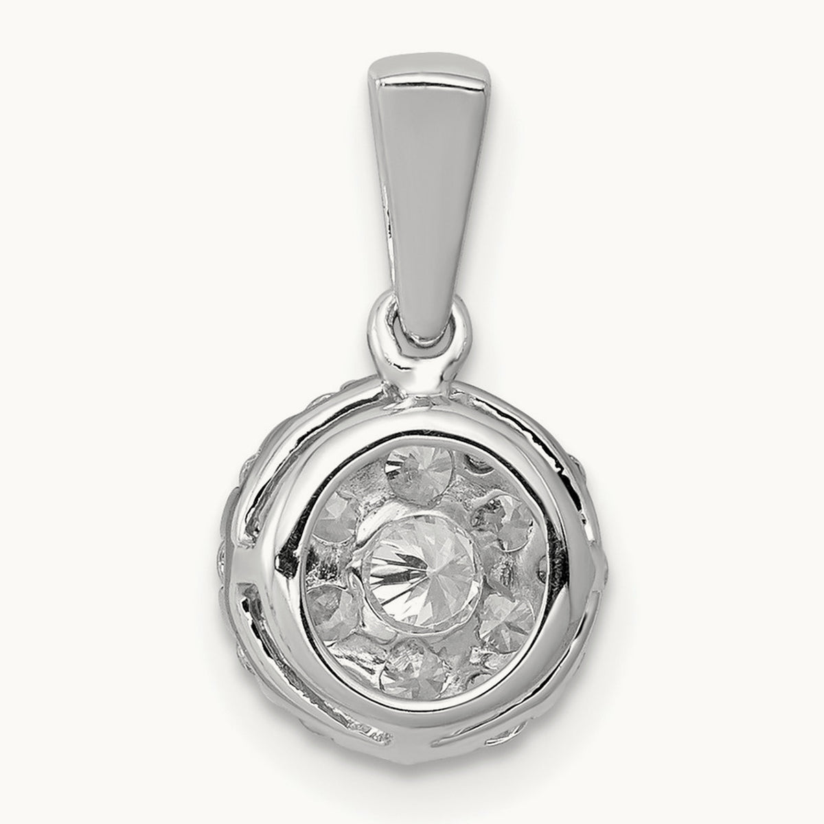 Circle Cluster Pendant, 0.50 ct tw Lab-Grown Diamond