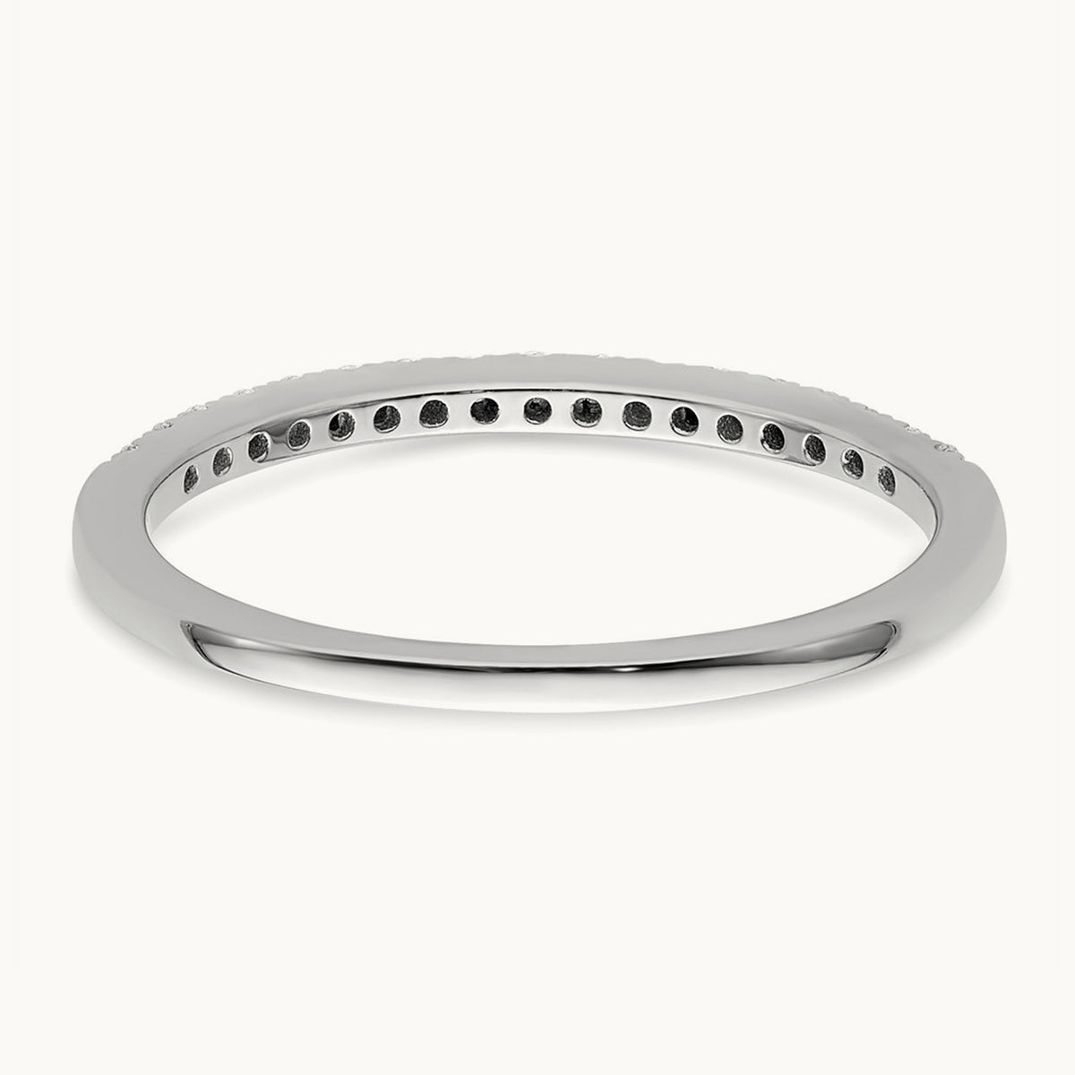 Wedding Band, 0.15-0.25 ct tw Lab-Grown Diamond — 1/6 ct, 14K White Gold