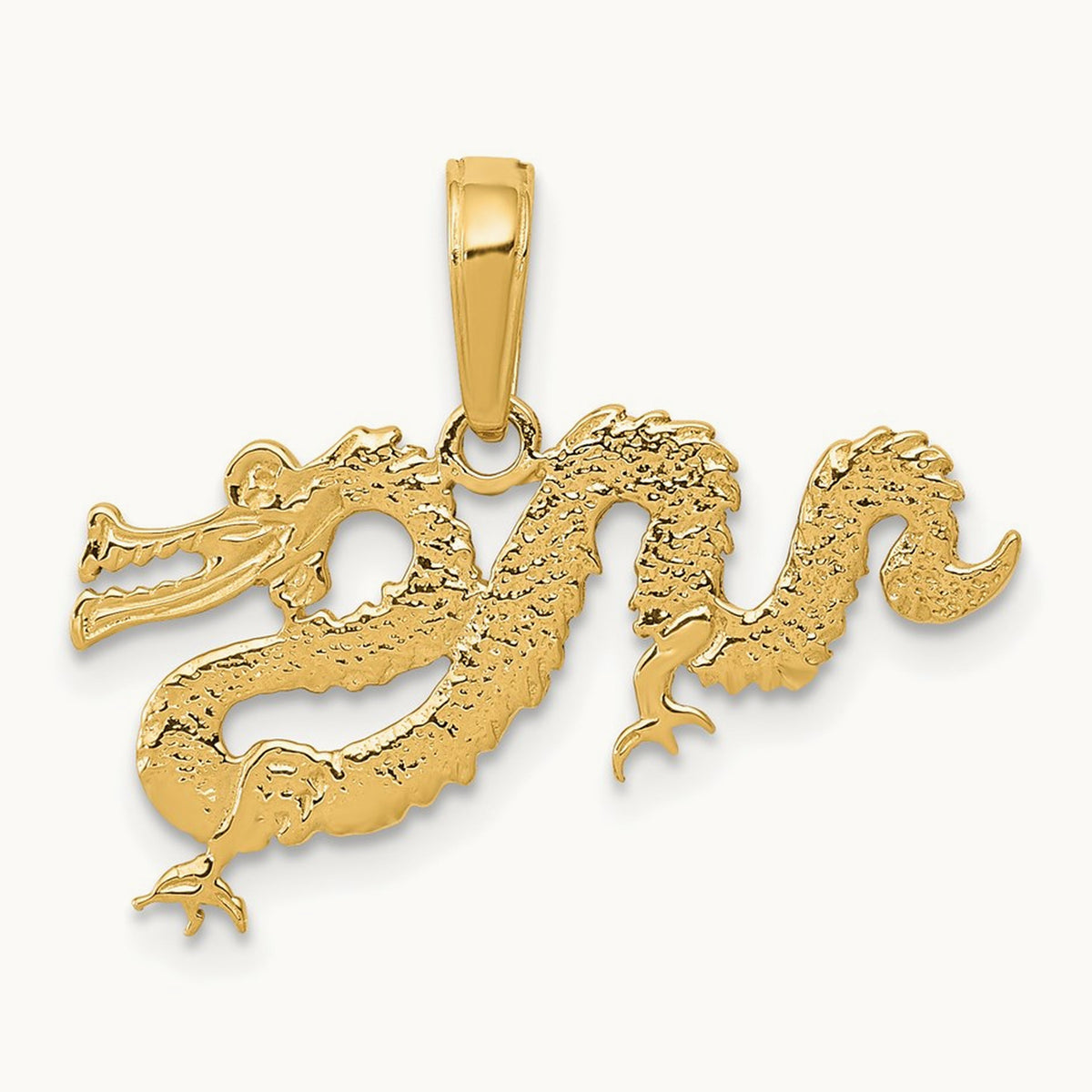 Dragon Pendant, 14K
