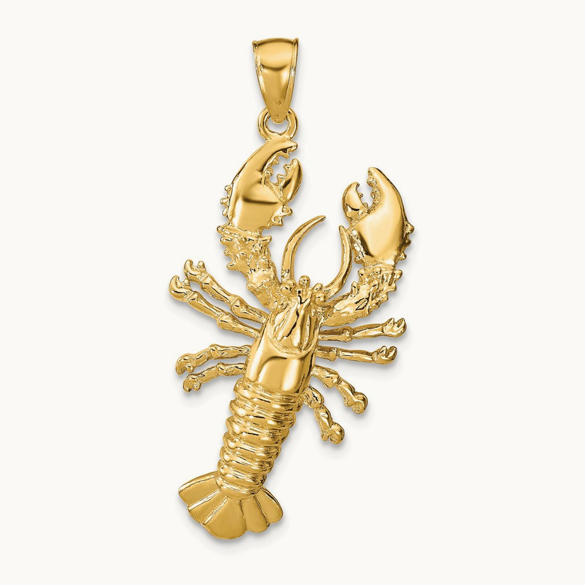 Lobster Pendant, 14K
