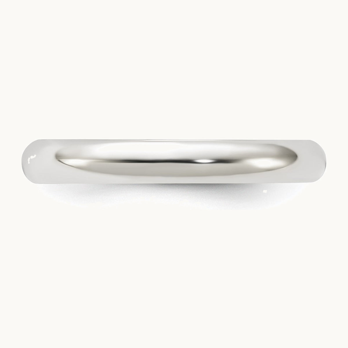 Sterling Silver 3mm Half Round Band