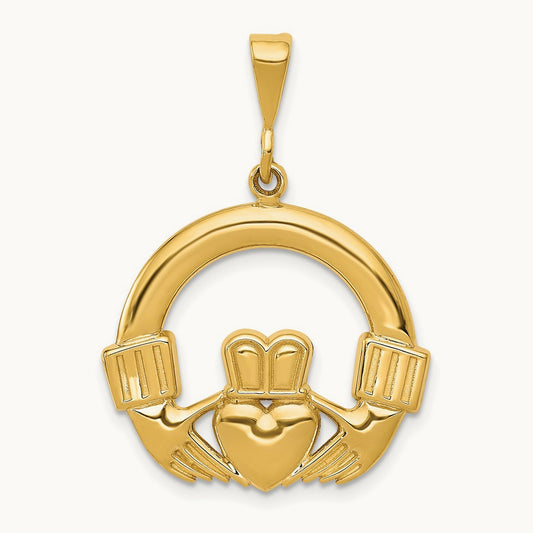 Claddagh Pendant, 14K