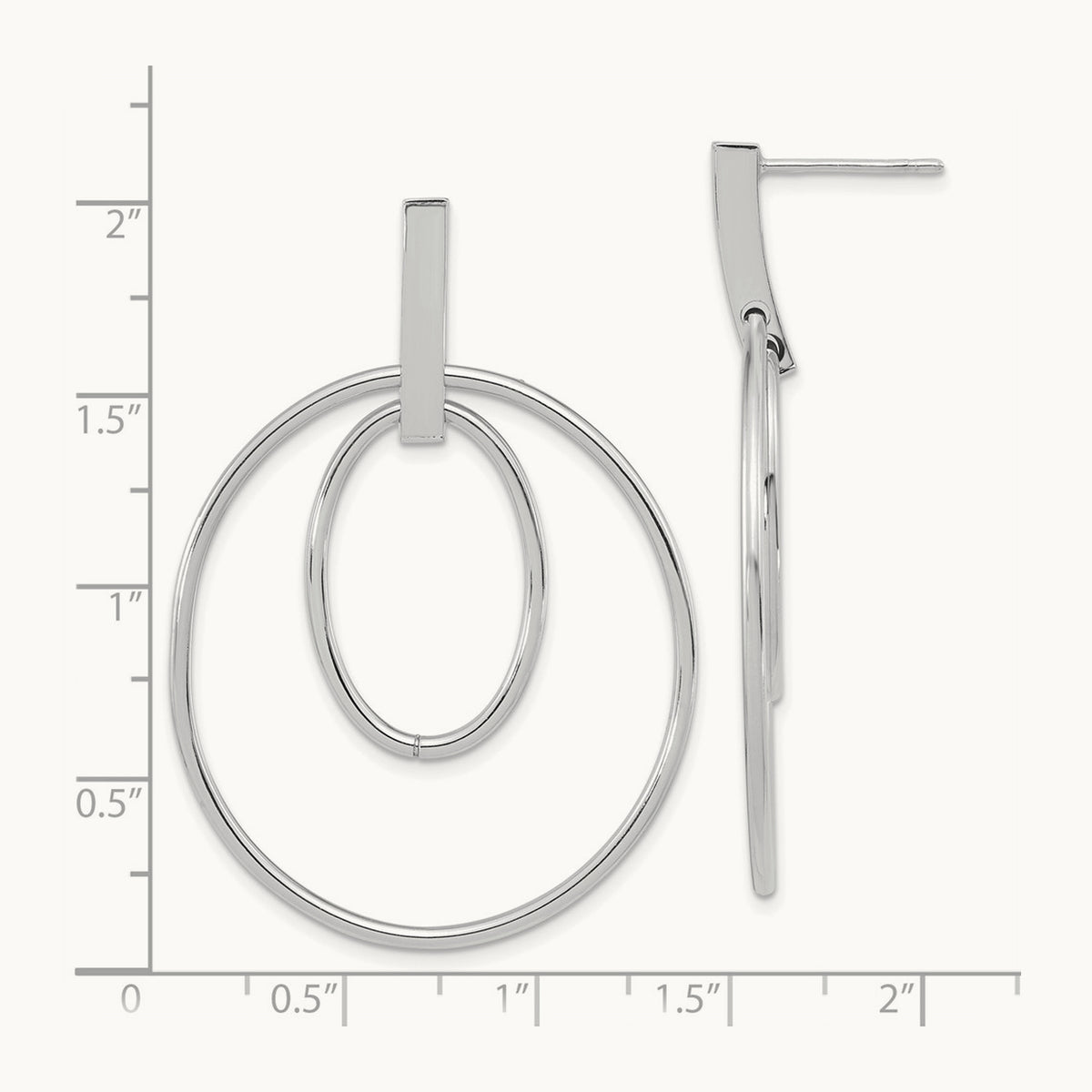 Polished Post Dangle Earrings — photo set