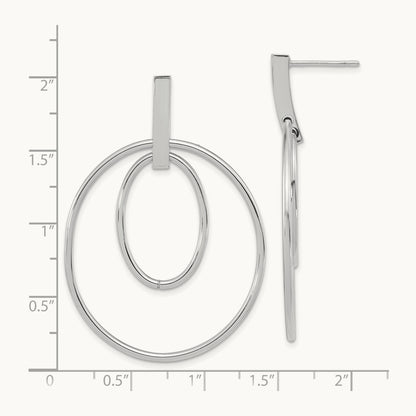 Polished Post Dangle Earrings — photo set