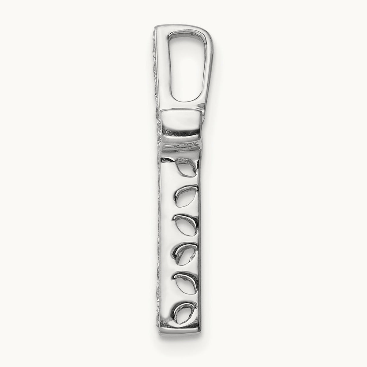 Diamond Cross Slide Pendant — photo set