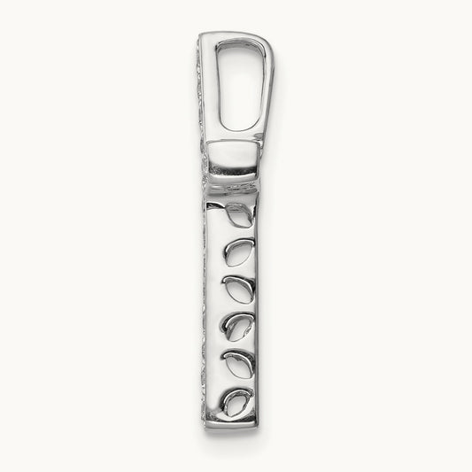 Diamond Cross Slide Pendant — photo set