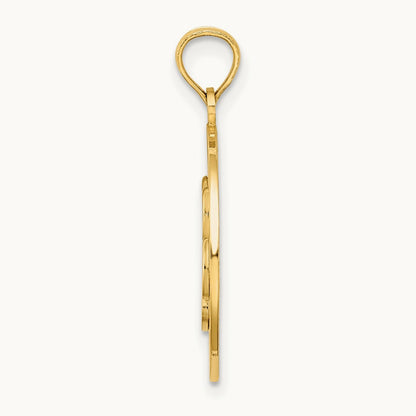ALASKA w/ Bear Paw Charm, 14K