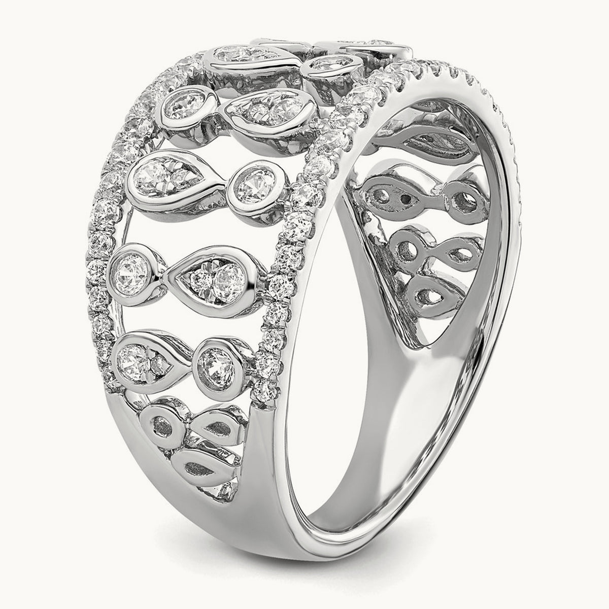 Fashion Ring, 0.75 ct tw Lab-Grown Diamond