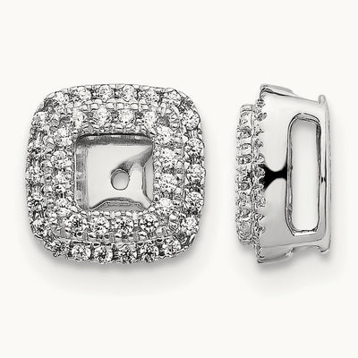 Diamond Square Earring Jackets — photo set