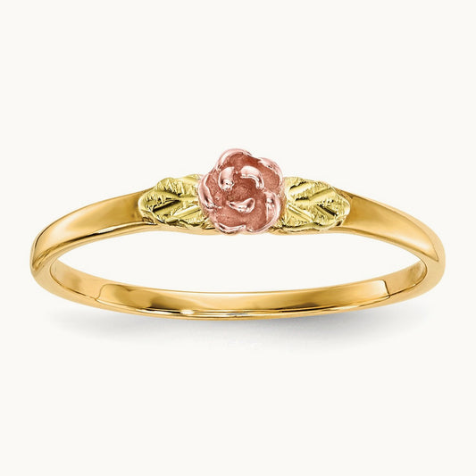 Black Hills Gold Rose Ring