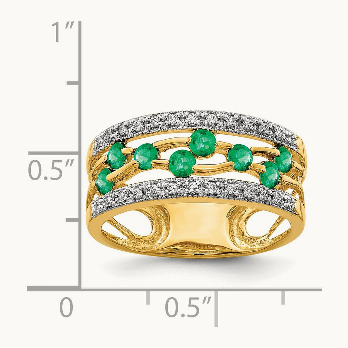 Emerald and Diamond Ring — photo set