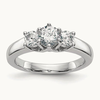 3-Stone Engagement Ring Mounting