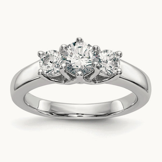 3-Stone Engagement Ring Mounting