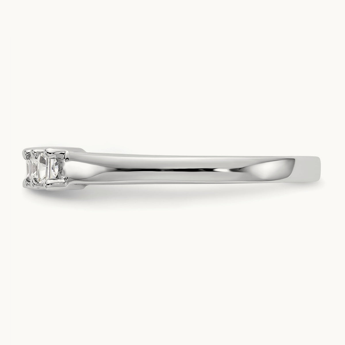 Princess-Cut 5-Stone Band — 1/3 ct, 7
