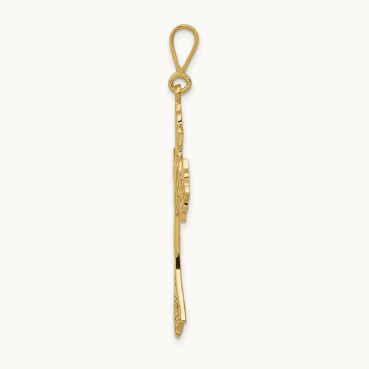Celtic Cross Pendant, 14K