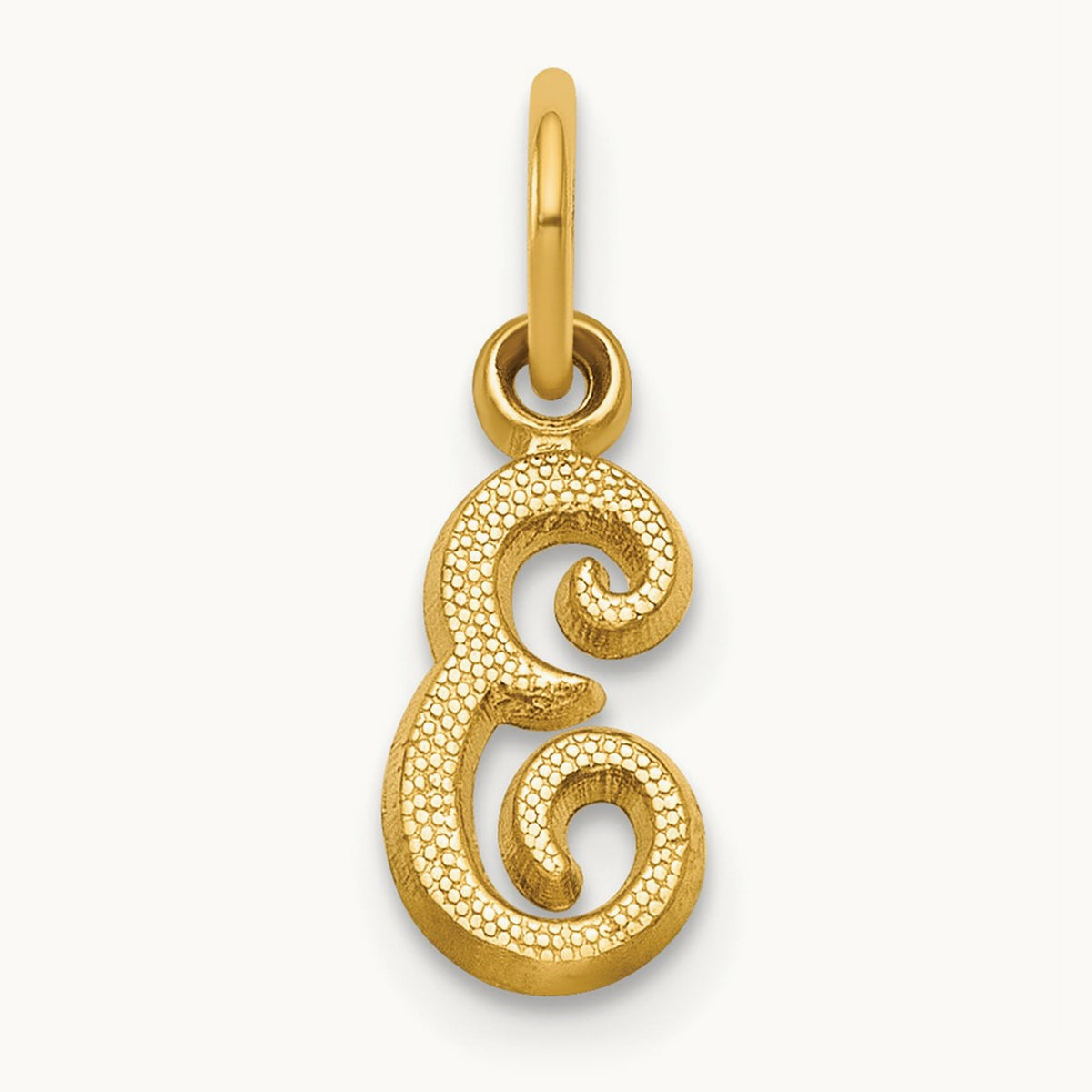 Script Initial Charm — E