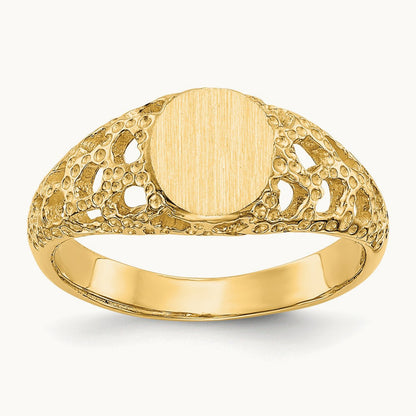 Signet Ring, 14K