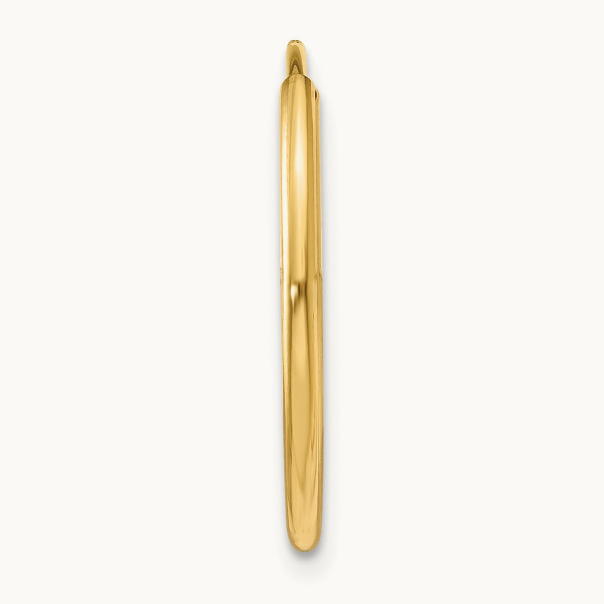 Single 14k Endless Hoop Earring, 1.20mm