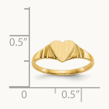 Children's Signet Ring, 14K