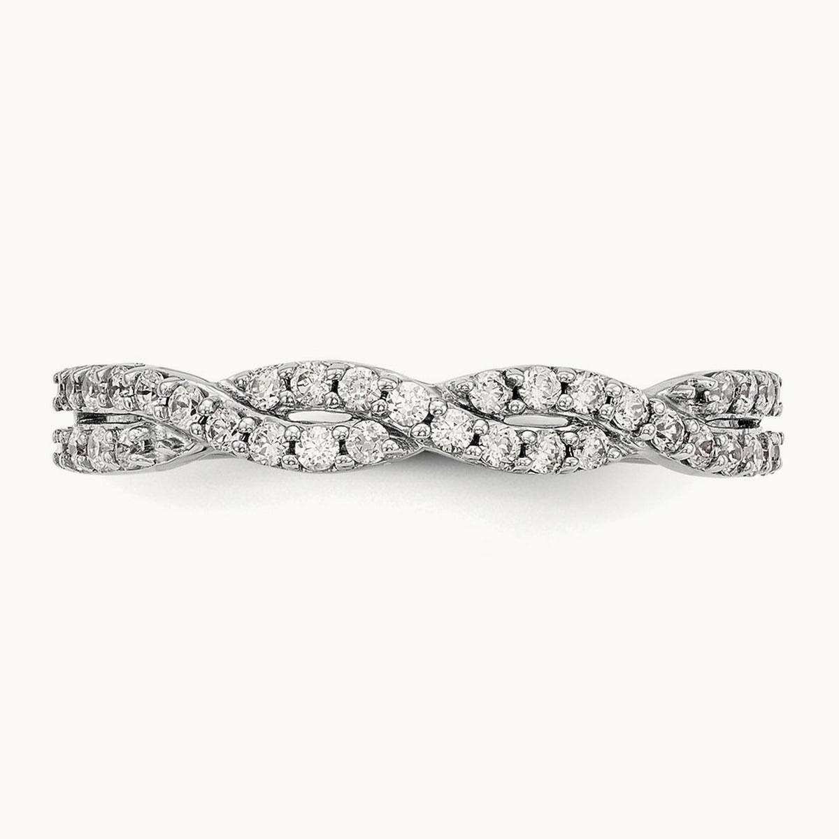 Diamond Band, 14K White Gold