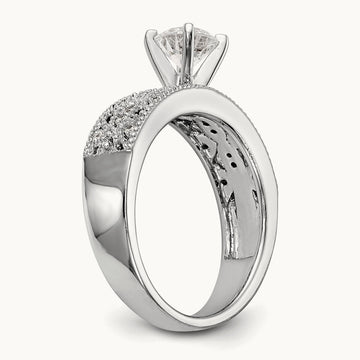 Peg Set Engagement Ring Mounting