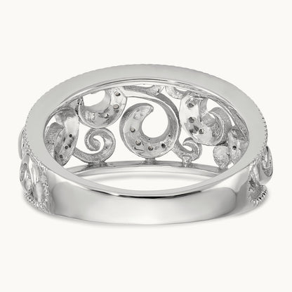 Diamond Band, 14K White Gold
