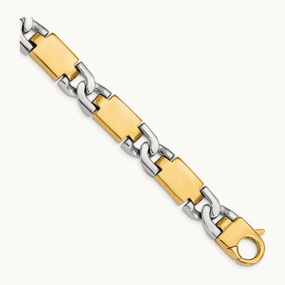 Hand Polished Fancy Link Bracelet — photo set