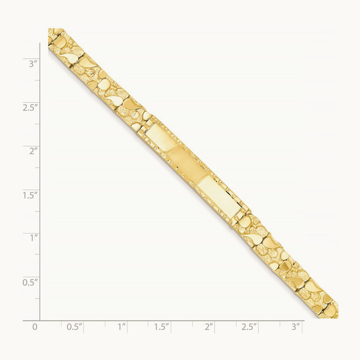 Nugget ID Bracelet — 7mm, 7mm