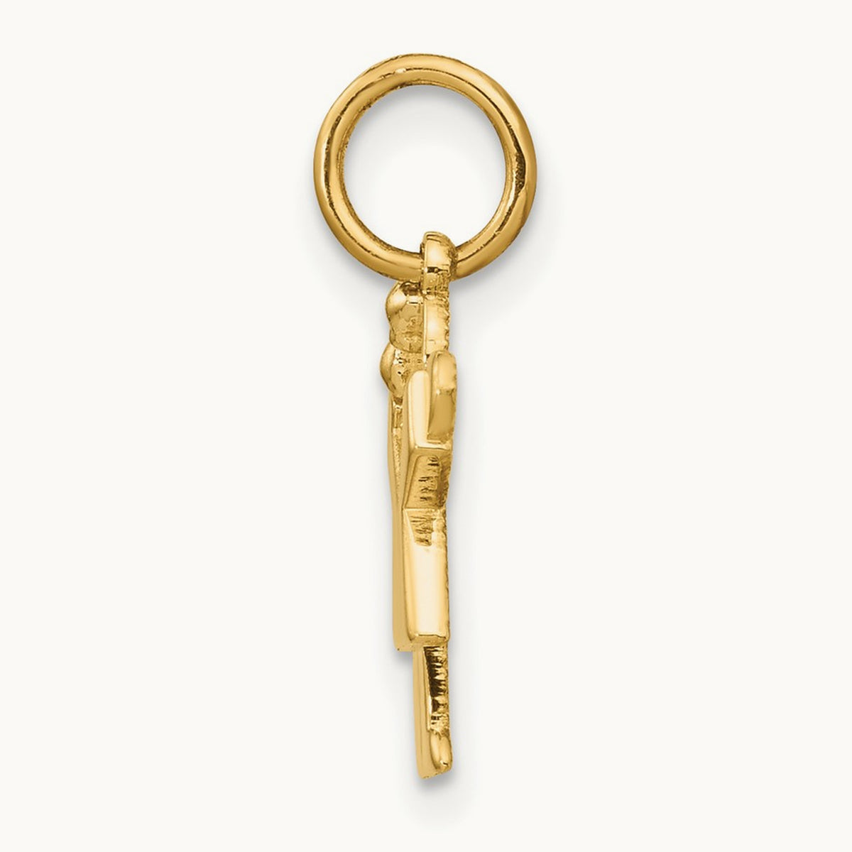 Mini Girl Love Charm — 14K Yellow Gold