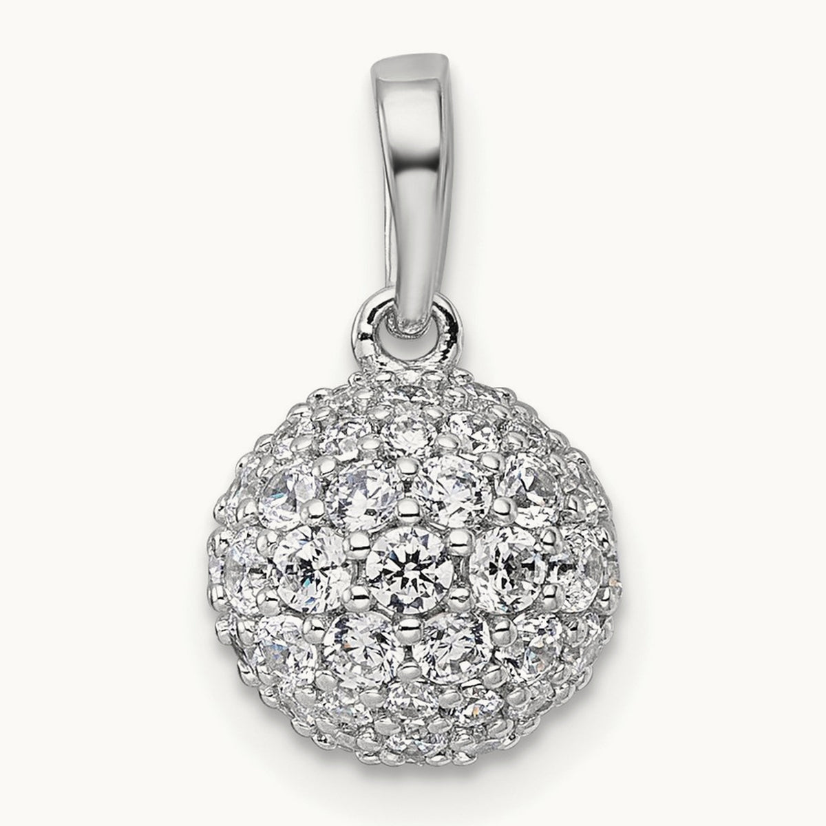 Sphere Pendant, 1.50-4.50 ct tw Lab-Grown Diamond
