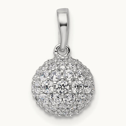 Sphere Pendant, 1.50-4.50 ct tw Lab-Grown Diamond
