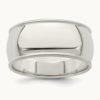 Half Round Milgrain Band — photo set