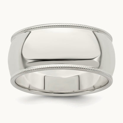 Half Round Milgrain Band — photo set
