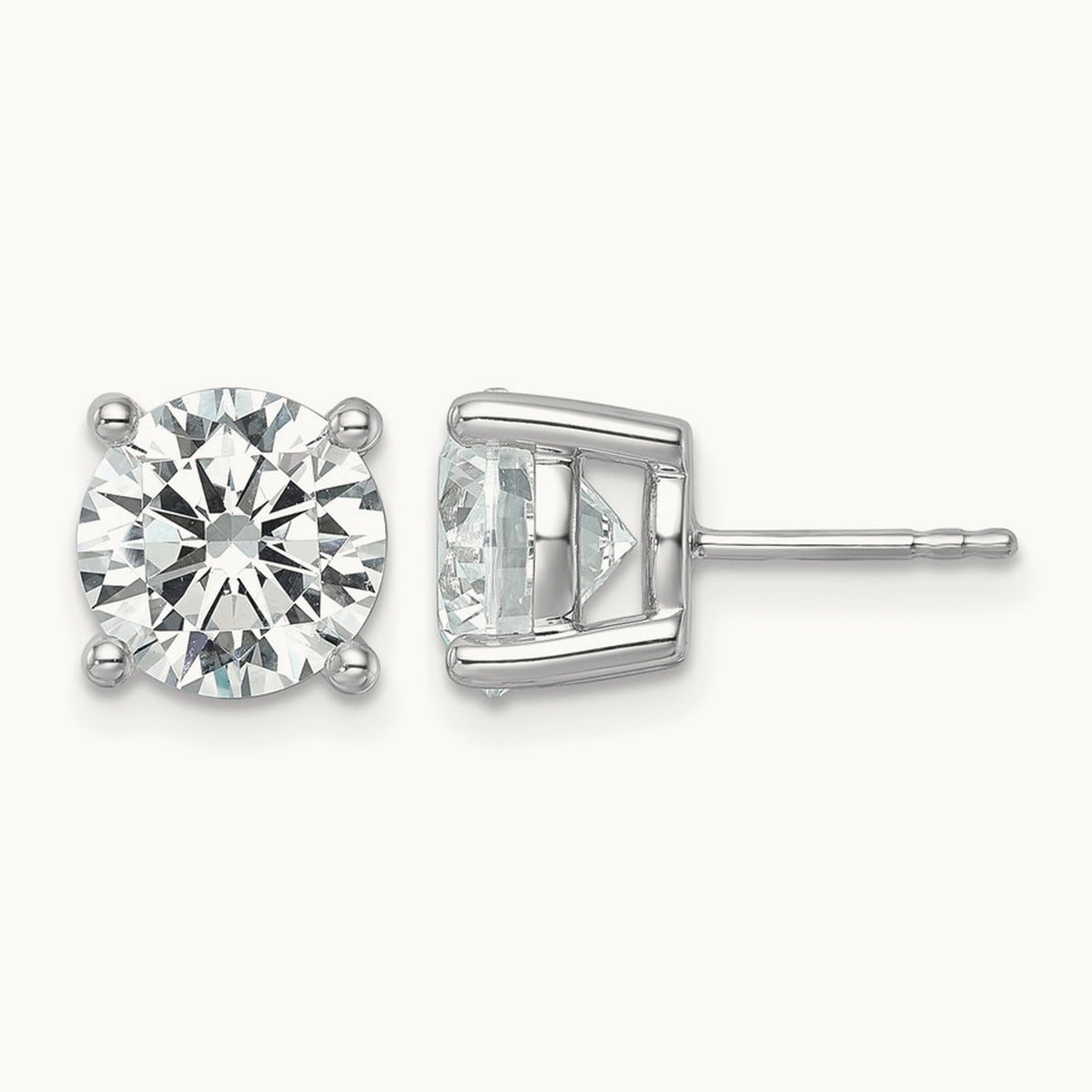 Round Heavyweight Stud Earrings, 0.10-7.00 ct tw Lab-Grown Diamond