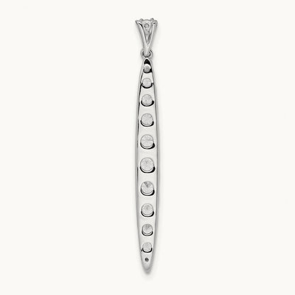 Fashion Bar Pendant, 1.00 ct tw Lab-Grown Diamond