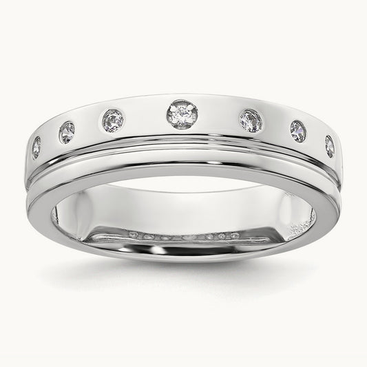 Womens Wedding Band, 0.05-0.10 ct tw