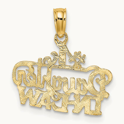 #1 DAUGHTER-IN-LAW Charm, 14K