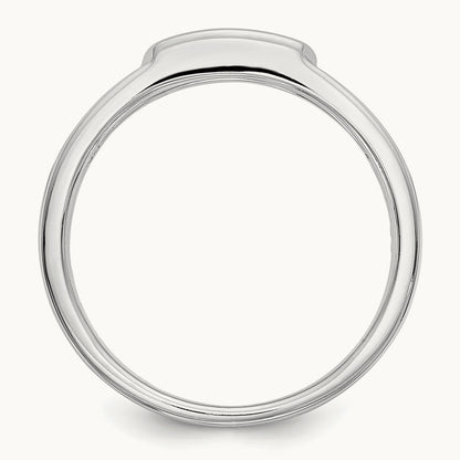 Wedding Band, 14K White Gold