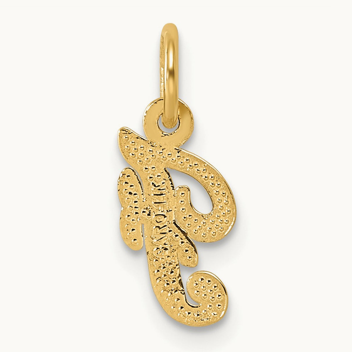 Script Initial Charm — F