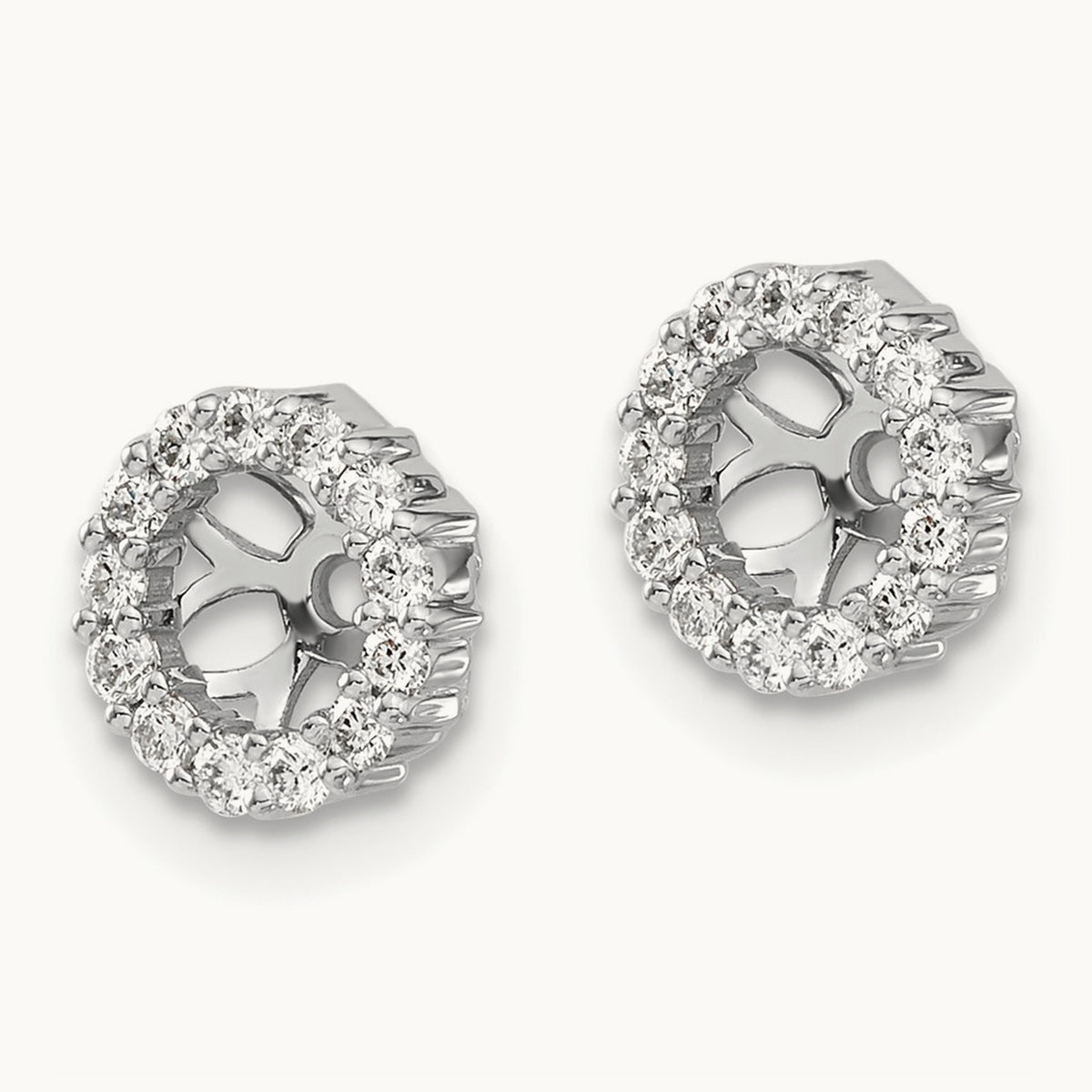 Earring Jacket, 0.25-0.50 ct tw Lab-Grown Diamond — 1/4 ct, 14K White Gold