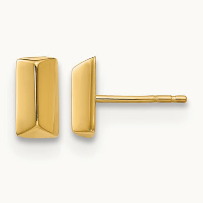 Polished Fancy Post Earrings — Leslie's — photo set
