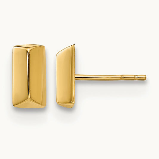 Polished Fancy Post Earrings — Leslie's — photo set