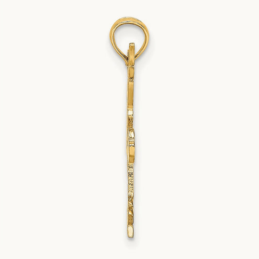 Gymnastics Charm, 14K