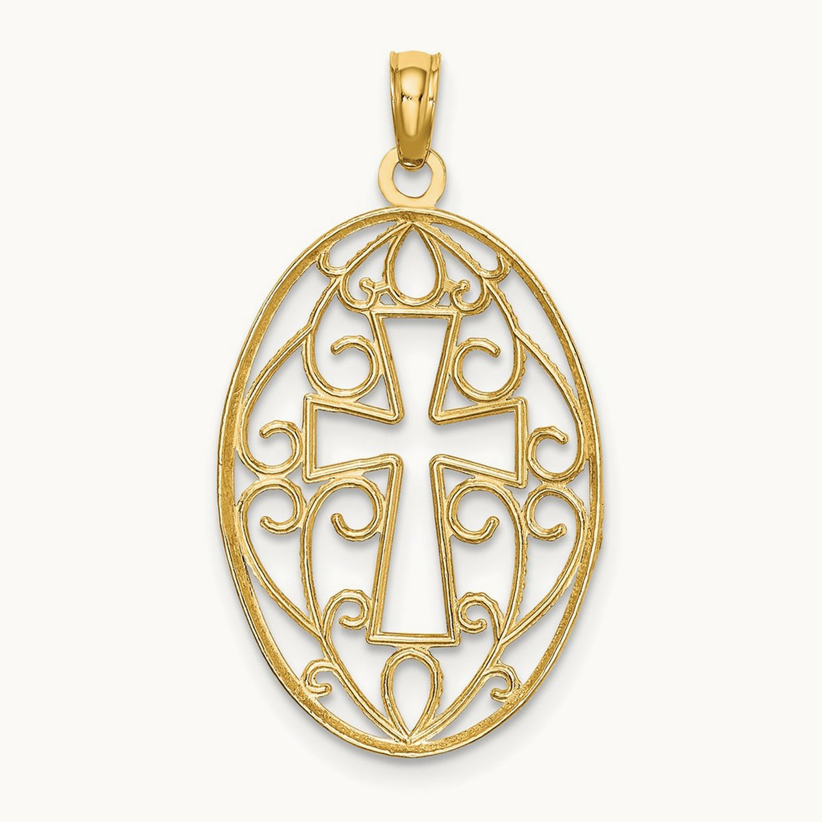 w/ Beaded Filigree Cross Charm — photo set