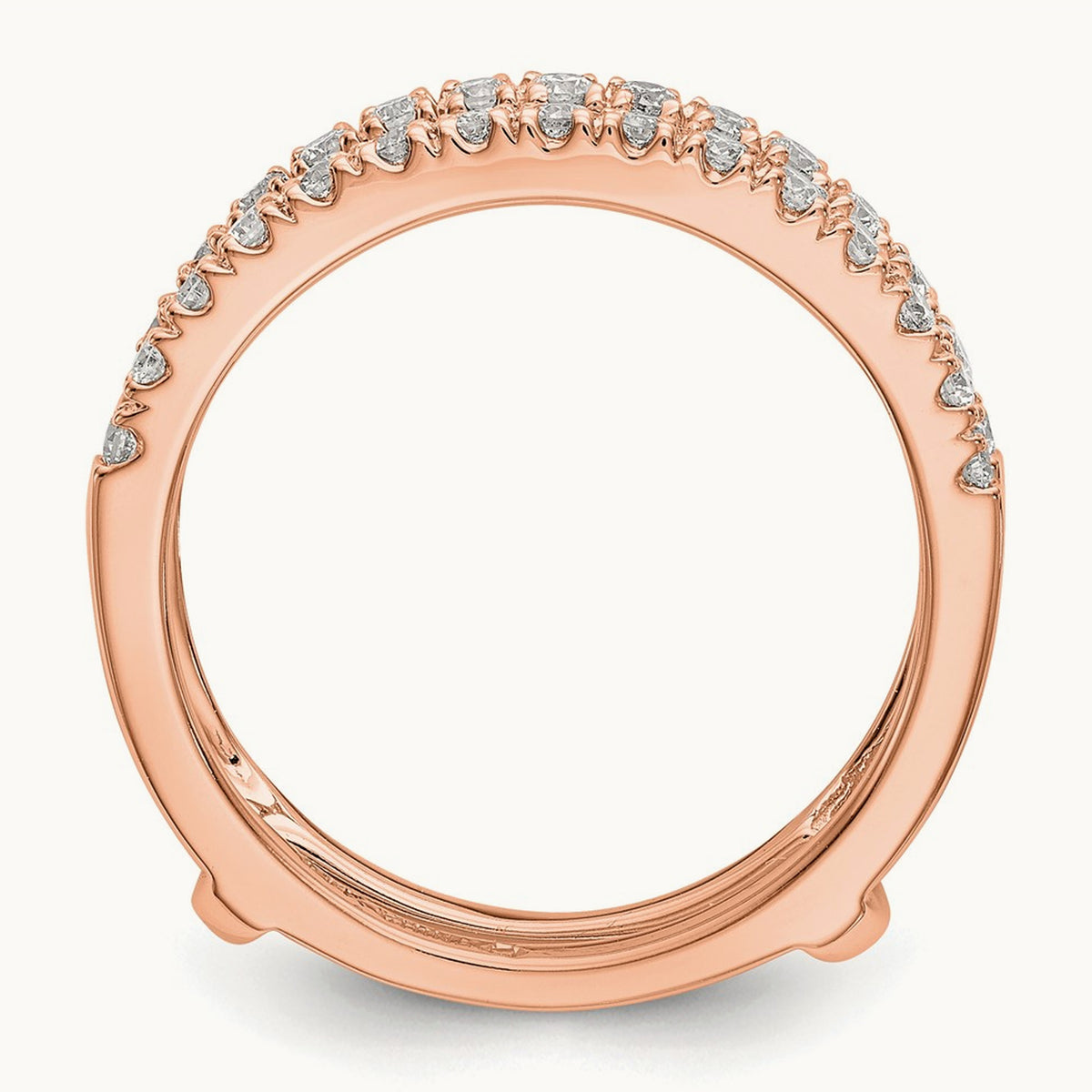 Ring Guard, 0.50 ct tw Lab-Grown Diamond — VS/SI (Great), 14K Rose Gold
