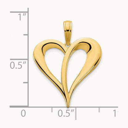 Open Heart Pendant — 25.35mm
