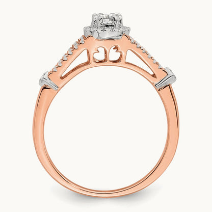 Diamond Complete Engagement Ring — photo set