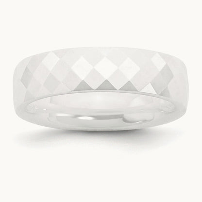 Faceted Polished Band — photo set